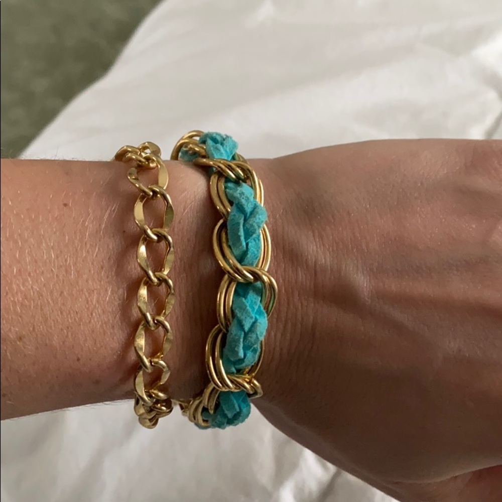 Turquoise and Gold Bracelet